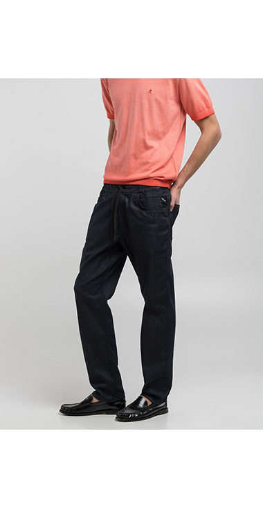 リラックステーパードLANNY Touch denim 詳細画像